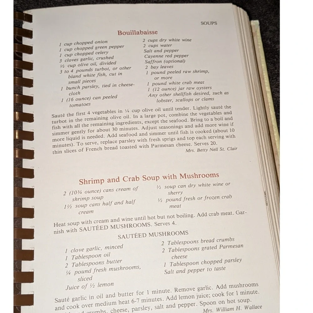 Southern Sideboards Cookbook Junior League of Jackson Mississippi 1978 Vintage